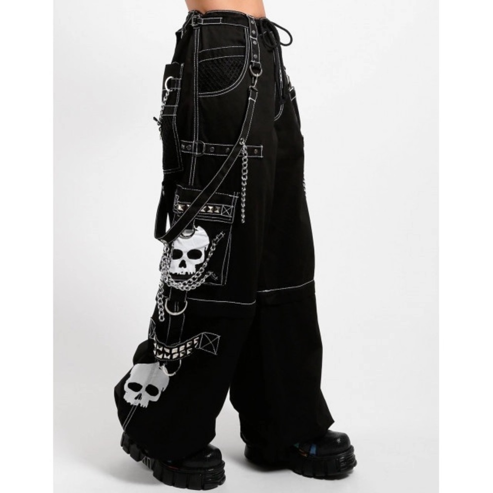 Tripp NYC Super Skull Bondage Pants - Sm. NWT